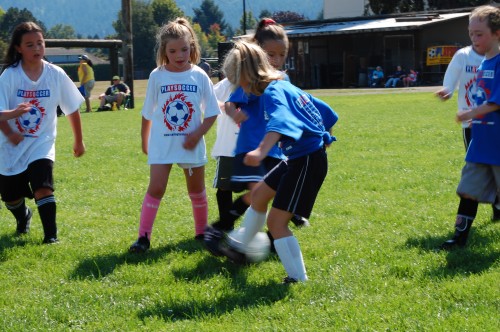 Avery soccer kick