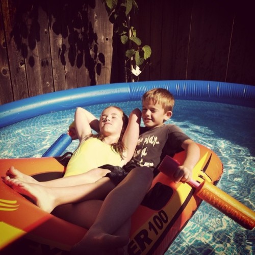 Intex 8 foot Inflatable Pool